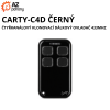 CARTY-C4D ČERNÝ - čtyřkanálový klonovací dálkový ovladač 433MHz